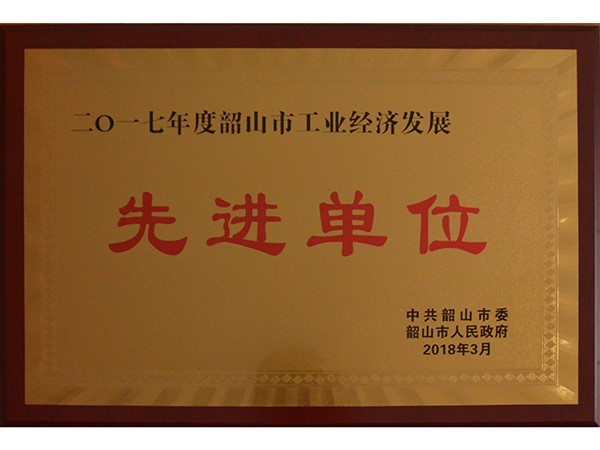 韶山市工業(yè)經濟發(fā)展先進單位